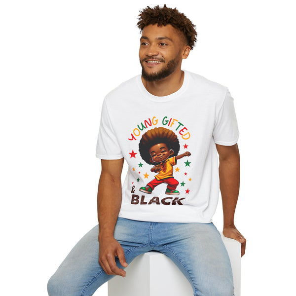 🌟 Young, Gifted & Black – Black Boy Joy Tee 🌟